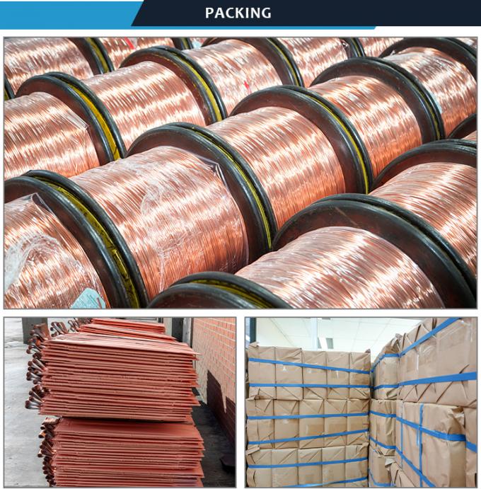 Tubo del tubo del cobre de la CA de la refrigeración 4 pulgadas del tamaño ASTM de estándar 3 del estruendo AISI