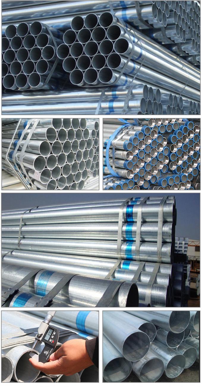 Estándar galvanizado de perforación de soldadura 1 del tubo ASTM A53 A36 de la tubería de acero