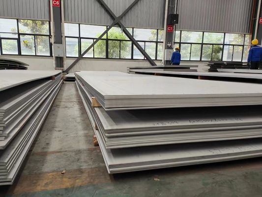 Del ISO 2B del final de grueso de las placas de metal 0,1 milímetros laminado en caliente de acero inoxidable