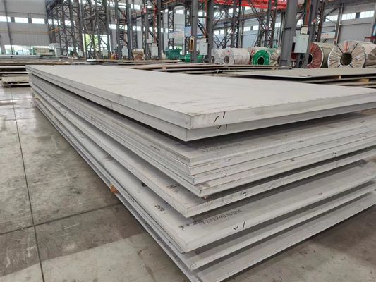 Del ISO 2B del final de grueso de las placas de metal 0,1 milímetros laminado en caliente de acero inoxidable