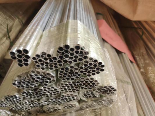 Estatus especial de las tuberías de aluminio soldadas con prueba de dureza 100% QC