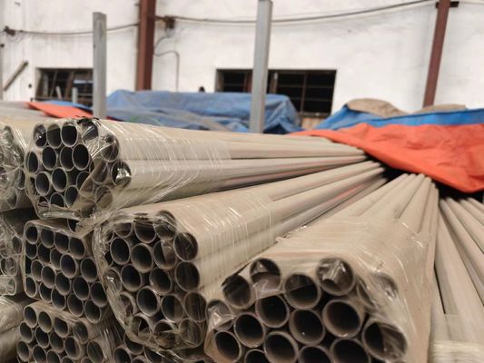 Material de aluminio anodizado de la aleación del tubo 6063 6101B T6 T7 del tubo para la electricidad
