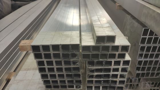 Material de aluminio anodizado de la aleación del tubo 6063 6101B T6 T7 del tubo para la electricidad