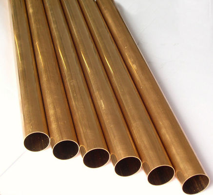 Tubo del cobre de C11000 ASTM, grueso del tubo 0.2m m 0.5m m del cobre del aire acondicionado