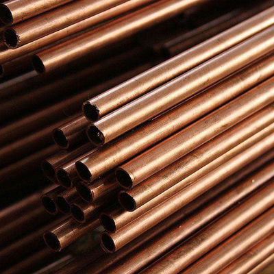 4 pulgadas revisten el tubo del tubo con cobre para la longitud de 3M los 6m del refrigerador de la condición del aire