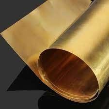 Acción de la hoja de cobre amarillo de C2680 H65 CuZn33, ODM del OEM de la placa de cobre amarillo 6m m