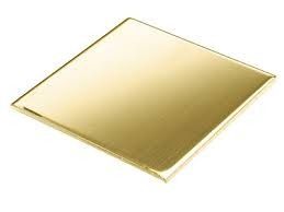 El oro de ASTM plateó el metal C22000 de la placa de la hoja de cobre amarillo pulió la superficie del molino
