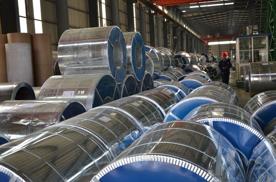 Bobina en frío 0.15-4m m SGCD JIS G3302 de la hoja del hierro galvanizado